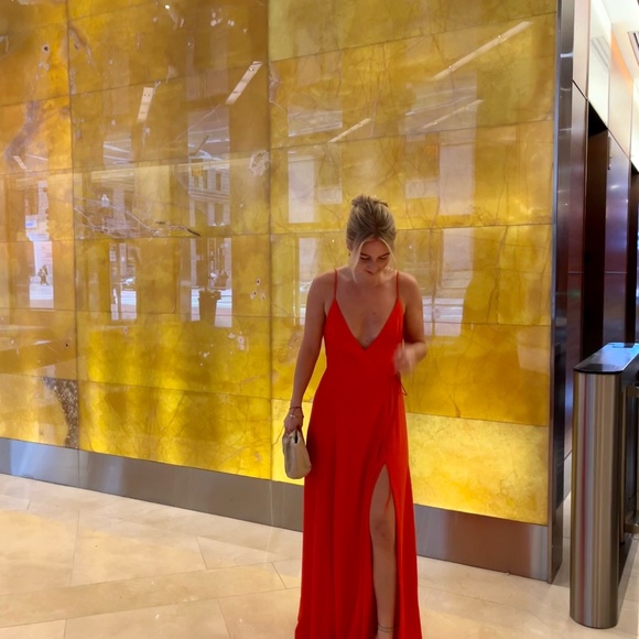 Fame and Partners - Tilbury Dress - Bright Red - Picture 3 of 6